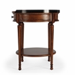 Butler Specialty Company End Table Nightstand Bedside Round in Wood - Brown