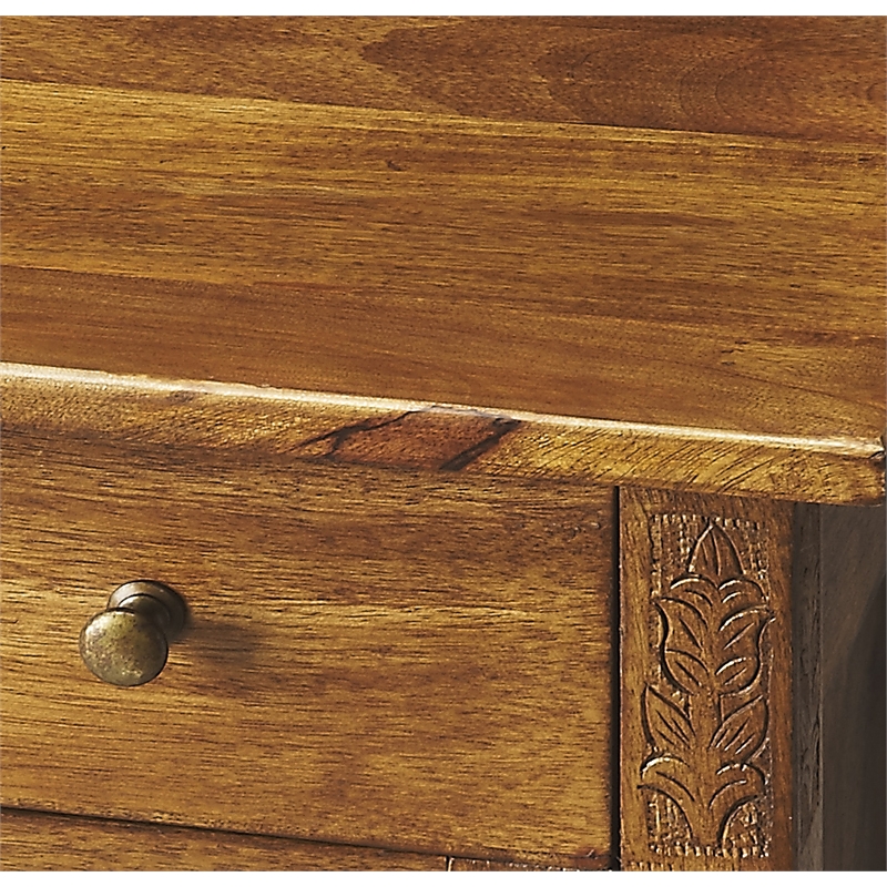 Butler Specialty Company Switra Solid Wood Accent Table - Brown