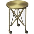 Butler Specialty Industrial Chic Costigan End Table In Antique Gold