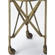 Butler Specialty Industrial Chic Costigan End Table In Antique Gold
