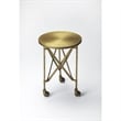 Butler Specialty Industrial Chic Costigan End Table In Antique Gold