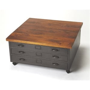 butler specialty industrial chic galvin coffee table