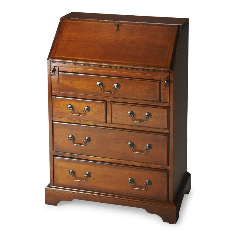 Butler Specialty Masterpiece Danforth Secretary Desk In Olive Ash Butler Specialty Masterpiece Danforth Secretary Desk In Olive Ash Burl