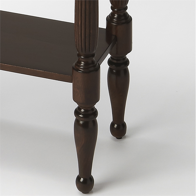 Butler Specialty Plantation Cherry Whitney Console Table In Dark Brown