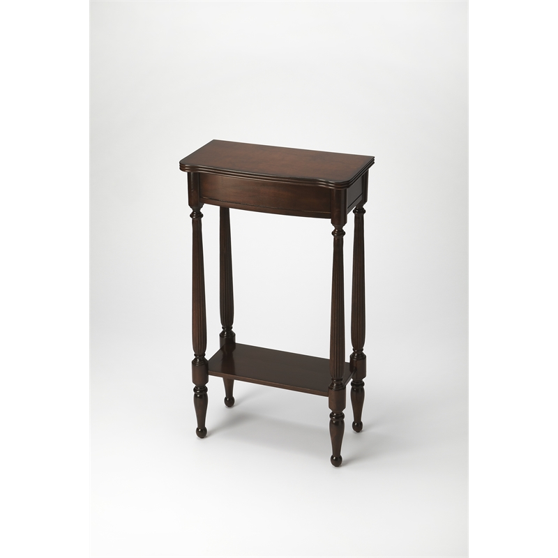Butler Specialty Plantation Cherry Whitney Console Table In Dark Brown
