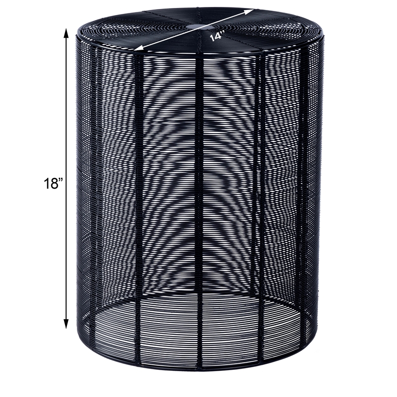 Butler Specialty Industrial Chic Renwick End Table in Iron Cage