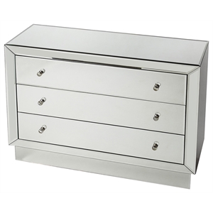 butler specialty butler loft emma 3 drawer mirrored chest