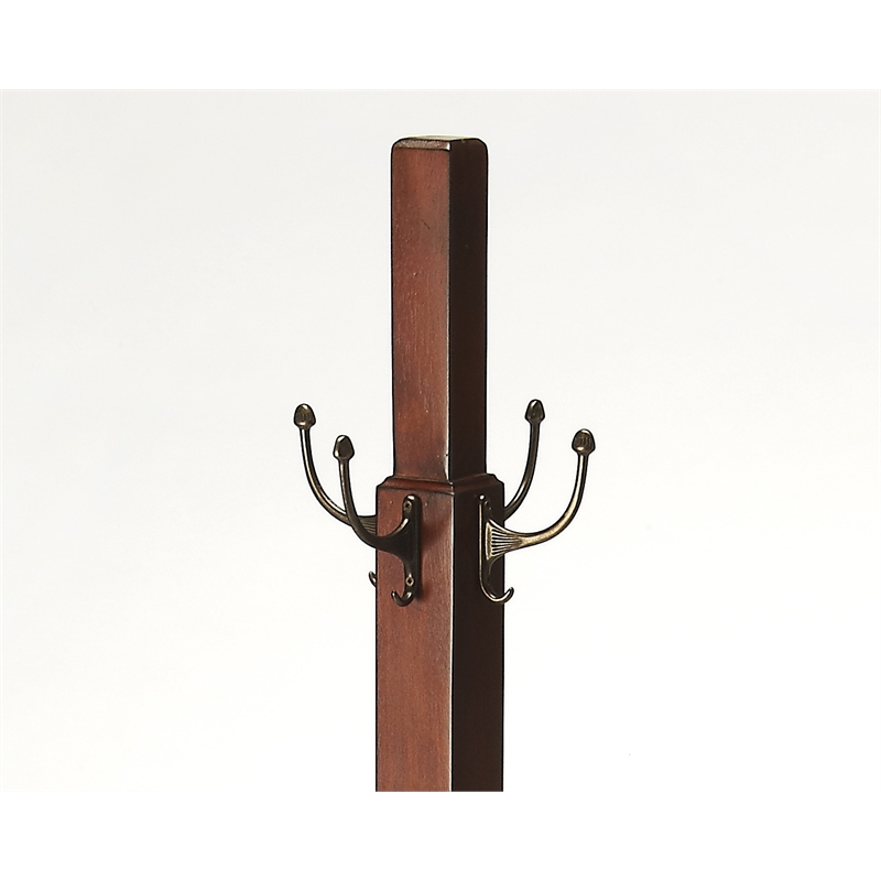 Butler Specialty Masterpiece Webster Coat Rack In Antique Cherry