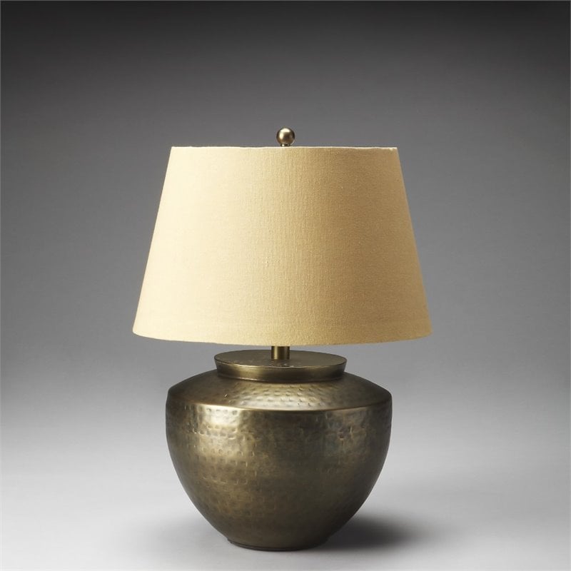 Butler Specialty Hors Doeuvres Table Lamp in Hammered Antique Brass ...