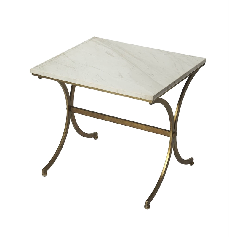 Butler Specialty Loft Pamina End Table In Travertine