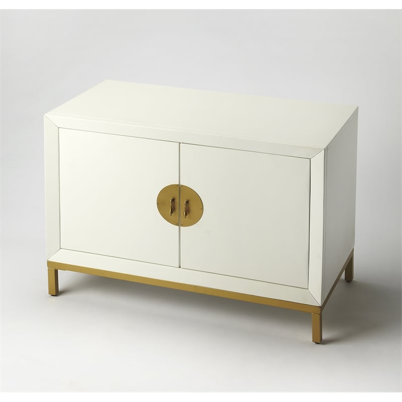 Butler Specialty Company Langer Cottage White 2- Door Cabinet