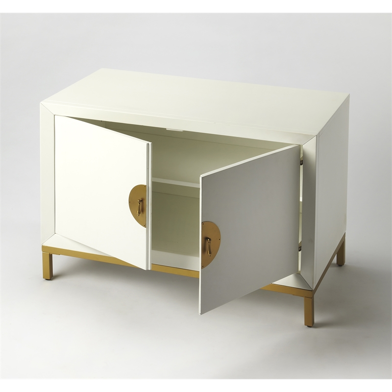 Butler Specialty Company Langer Cottage White 2- Door Cabinet