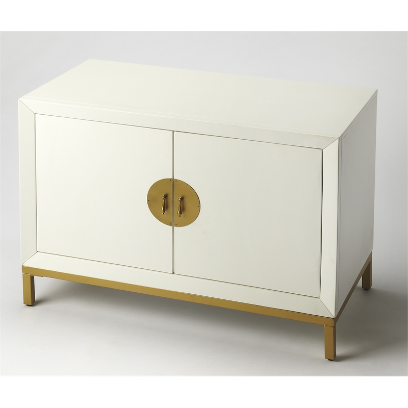 Butler Specialty Company Langer Cottage White 2- Door Cabinet