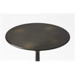Butler Specialty Metalworks Zora Pedestal End Table In Black Iron