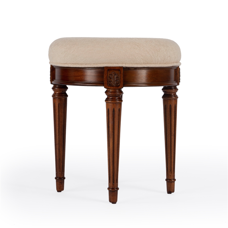 Butler Specialty Masterpiece Vanity Bench In Medium Brown