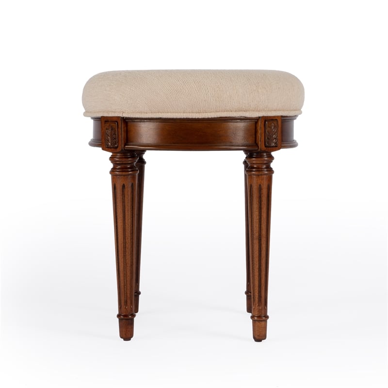 Butler Specialty Masterpiece Vanity Bench In Medium Brown
