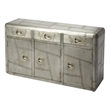 Butler Specialty Industrial Chic 3 Drawer Sideboard In Gray
