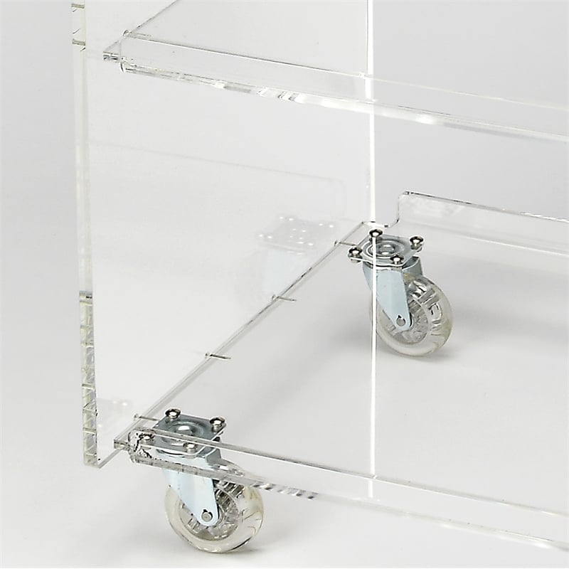 Butler Specialty Butler Loft Trolley Server In Clear Acrylic