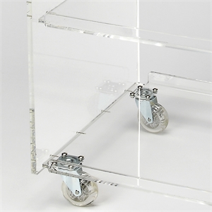 Butler Specialty Butler Loft Trolley Server In Clear Acrylic