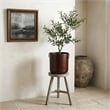 Butler Specialty Hors Doeuvres Round Handcrafted Iron Metal Planter In Copper