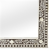 Butler Specialty Bone Inlay Wall Mirror In Dark Brown