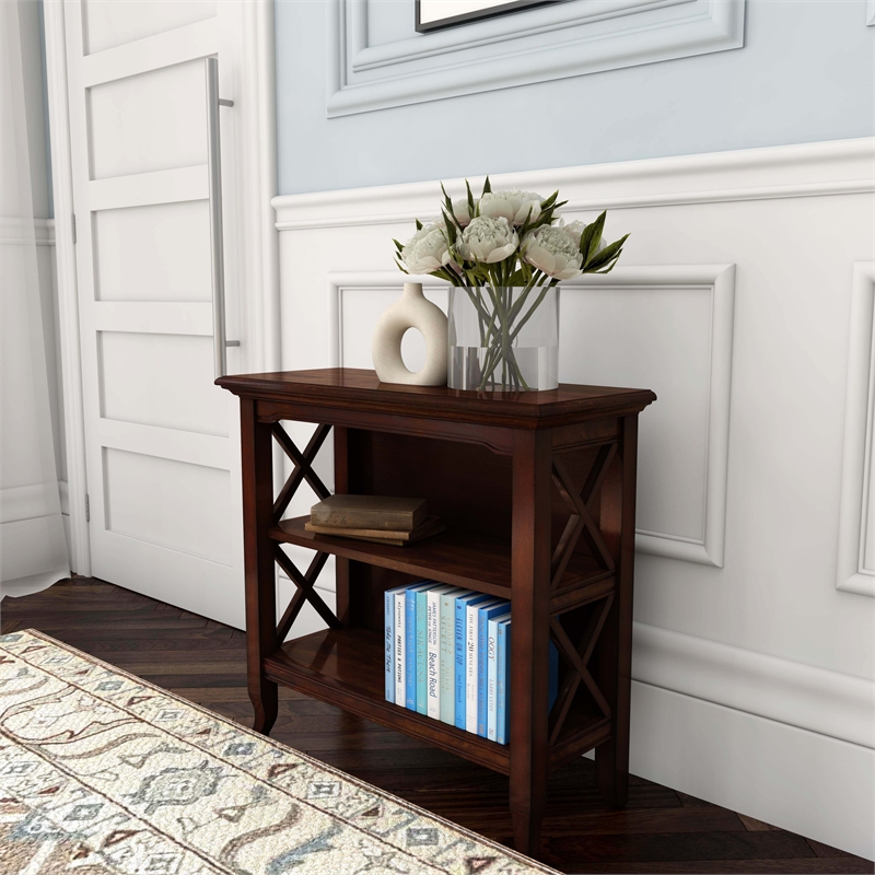 Butler Specialty Plantation Cherry 2 Shelf Low Bookcase In Cherry