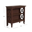 Butler Specialty Plantation Cherry 2 Shelf Low Bookcase In Cherry