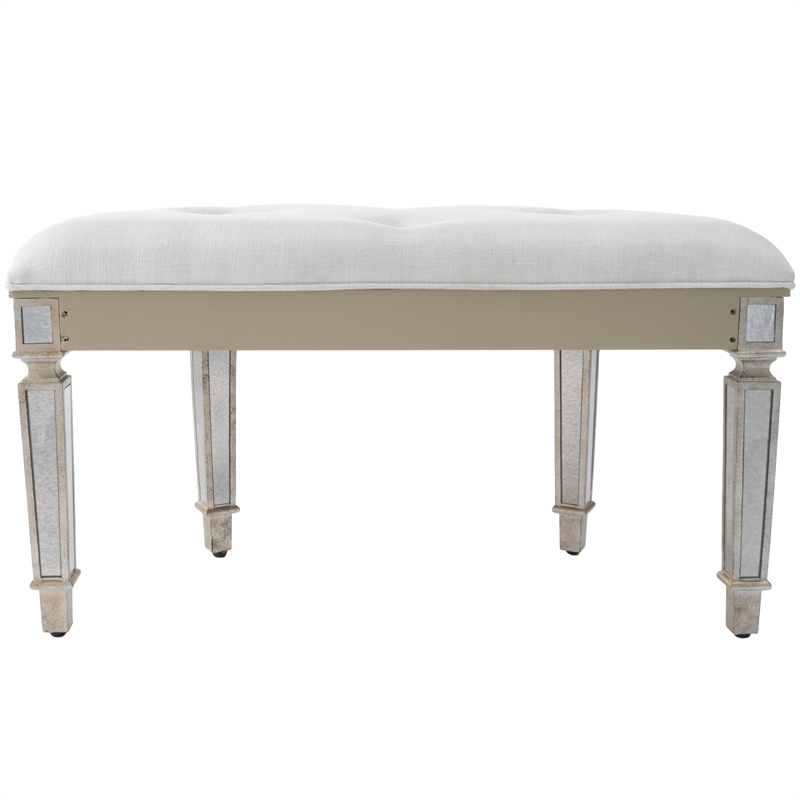 Butler Specialty Company Garbo Mirrored Demilune Bench