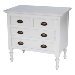 Butler Specialty Company Easterbrook 4 Drawer Wood Chest - White