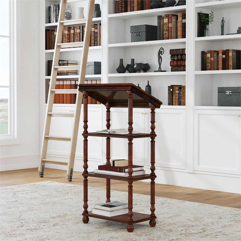 Butler Specialty Masterpiece Library Stand In Medium Brown