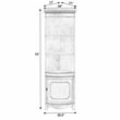 Butler Specialty Company Dowling Corner Cabinet - Olive Ash/Medium Brown