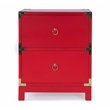 Butler Specialty Butler Loft 2 Drawer Accent Chest In Red