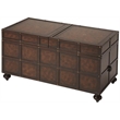 Butler Specialty Heritage Trunk Coffee Table In Dark Brown
