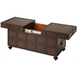 Butler Specialty Heritage Trunk Coffee Table In Dark Brown