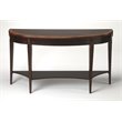 Butler Specialty Masterpiece Demilune Console Table In Dark Brown