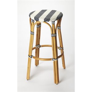 butler specialty designers edge bar stool in blue