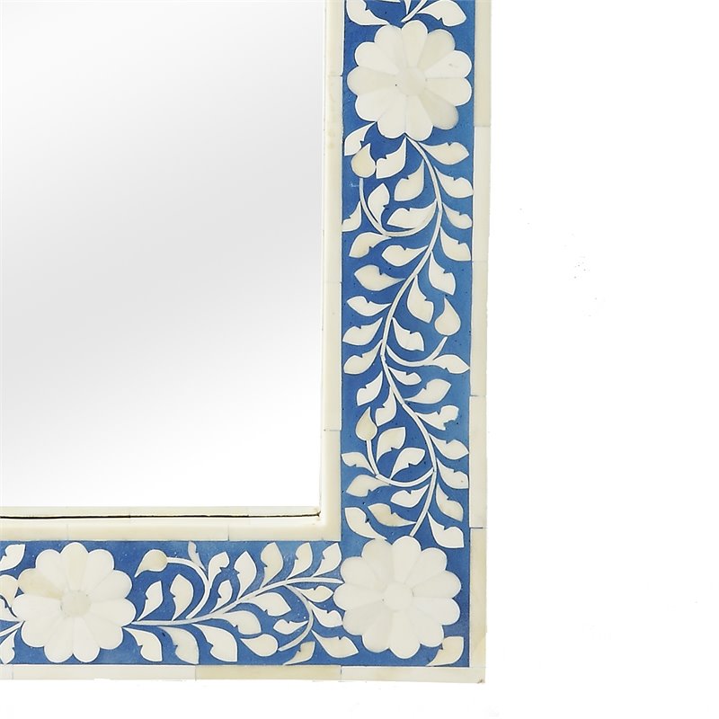 Butler Olivia Blue Bone Inlay Wall Mirror