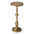 Butler Specialty Company Darien Metal Pedestal Side Table - Antique Gold