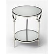 Butler Specialty Jolene Metal And Mirror End Table
