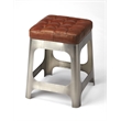 Butler Specialty Gerald Iron And Leather Counter Stool
