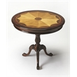 Butler Specialty Company Cherry Round Wood Pedestal Table