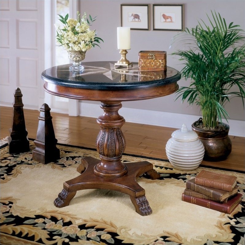 Butler Specialty Heritage Round Accent, Round Hall Tables Furniture