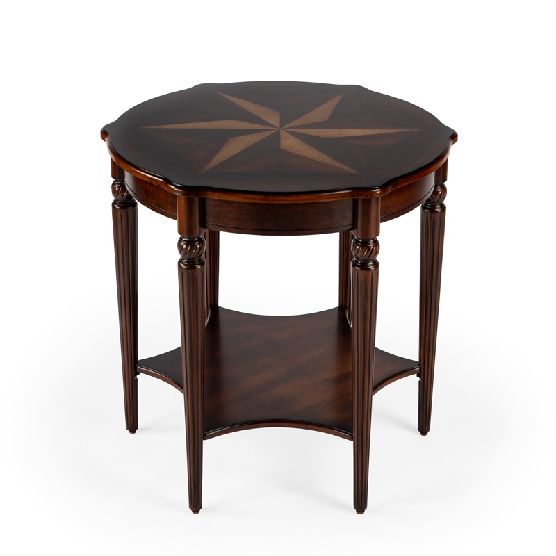 Butler Specialty Round Accent Table In Plantation Cherry