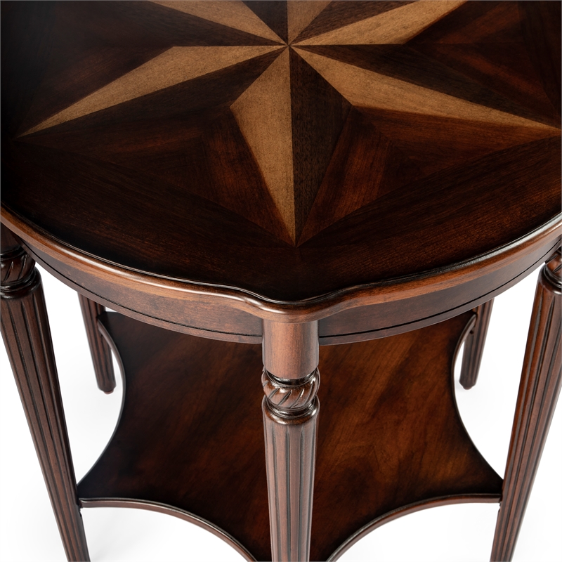 Butler Specialty Round Accent Table In Plantation Cherry