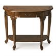 Butler Specialty Demilune Console Table In Vintage Oak
