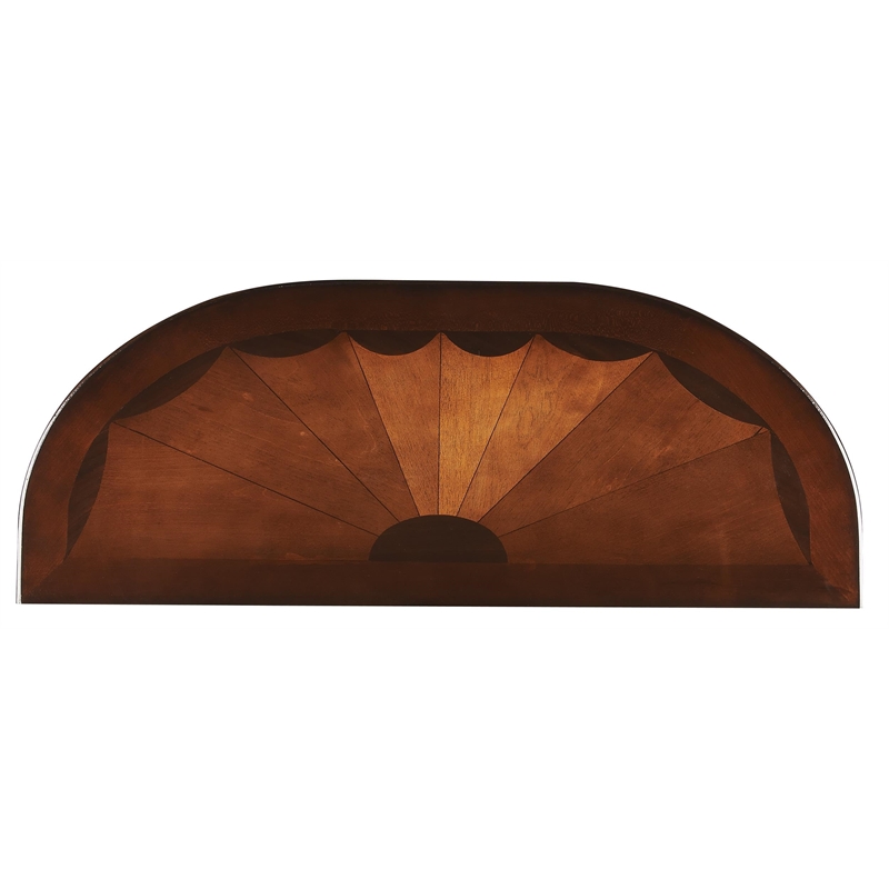 Butler Specialty Demilune Console Table In Plantation Cherry