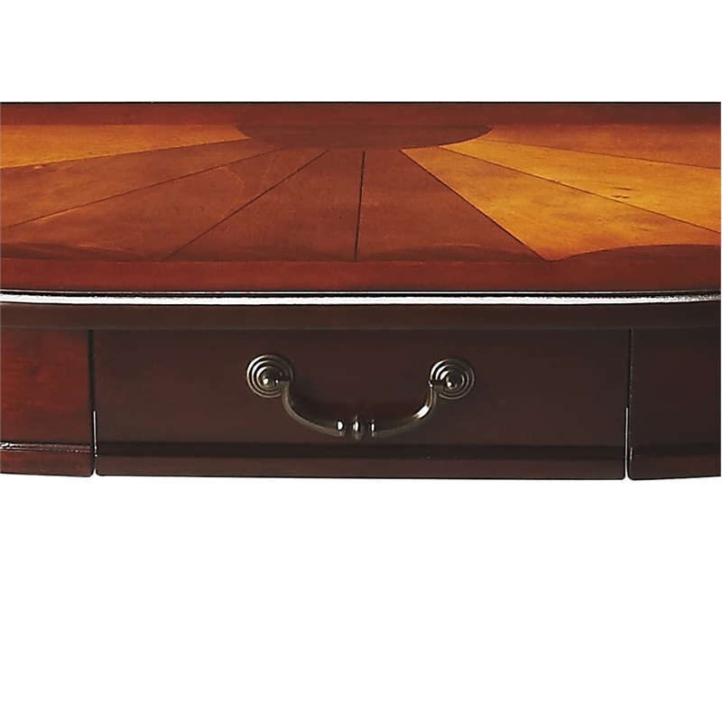 Butler Specialty Demilune Console Table In Plantation Cherry