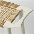 Butler Specialty Foot Stool In White And Natural
