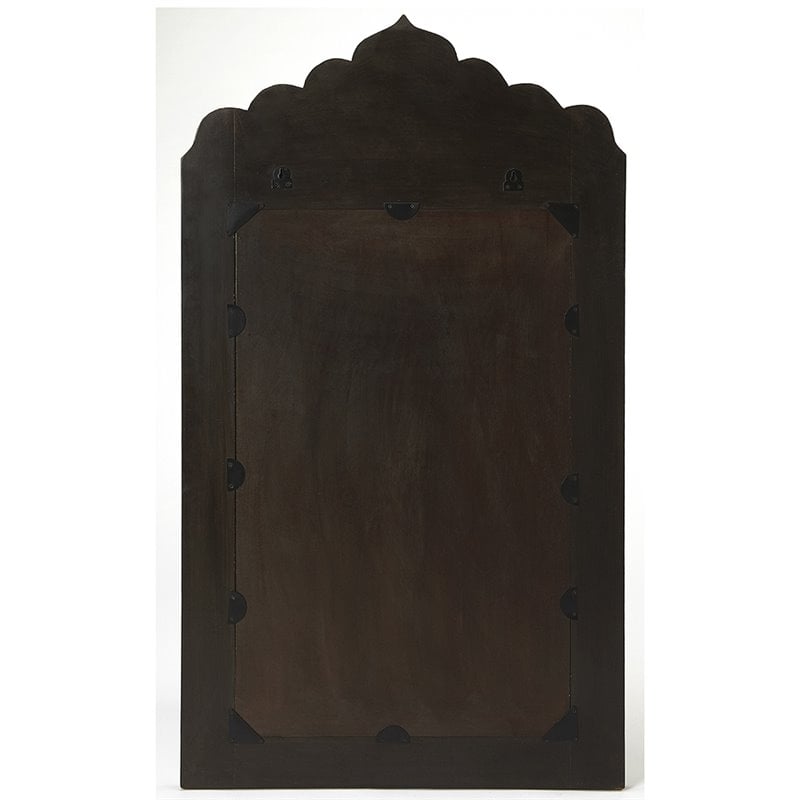 Butler Specialty Decorative Mirror In Brown And White Bone Inlay