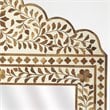 Butler Specialty Decorative Mirror In Brown And White Bone Inlay